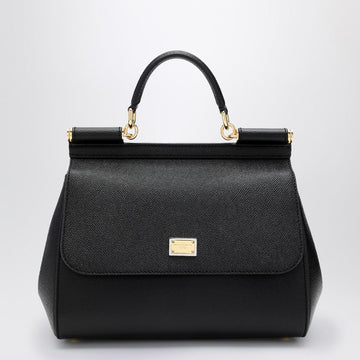 Dolce&Gabbana Large Black Sicily Hand Bag Women