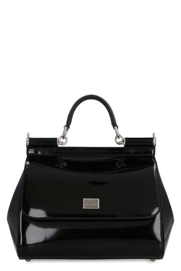 KIM DOLCE&GABBANA - SICILY LEATHER HANDBAG