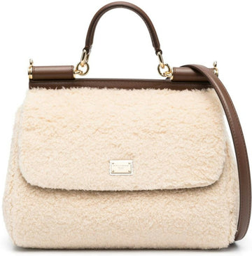 SICILY SHEARLING LARGE TOTE BAG