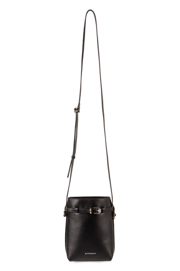 VOYOU LEATHER CROSSBODY PHONE HOLDER