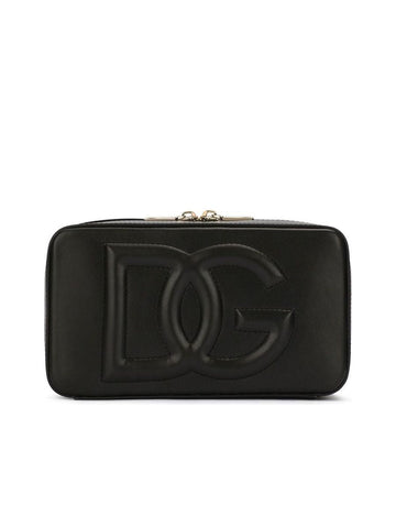 Small Calfskin DG Logo Camera Bag