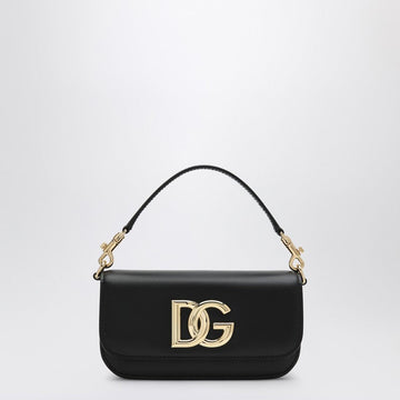 Dolce&Gabbana 3.5 Black Leather Shoulder Bag Women