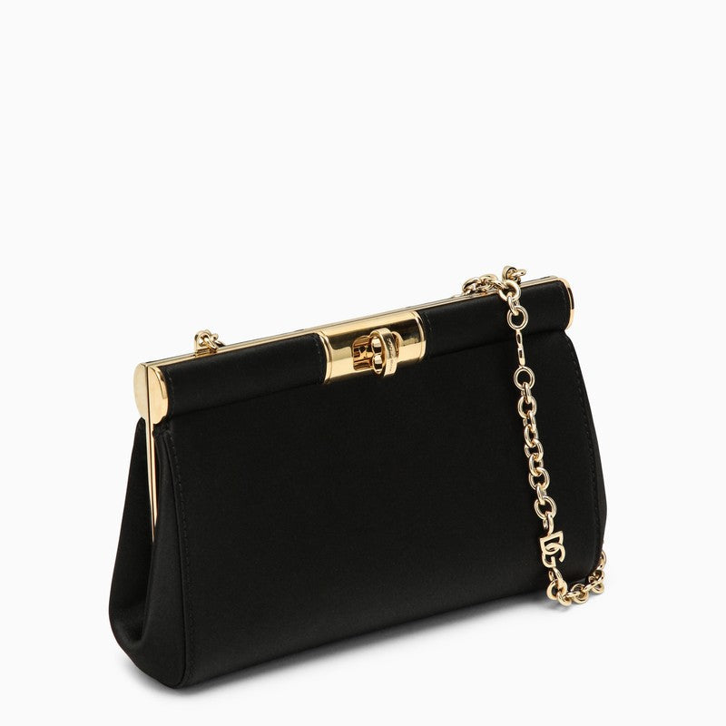 Dolce&Gabbana Small Black Marlene Shoulder Bag Women