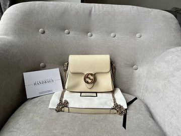 Gucci Interlocking GG Cream Mini Cross Body Bag (RRP £1,110)