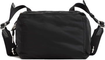 BLACK NYLON PANDORA BAG
