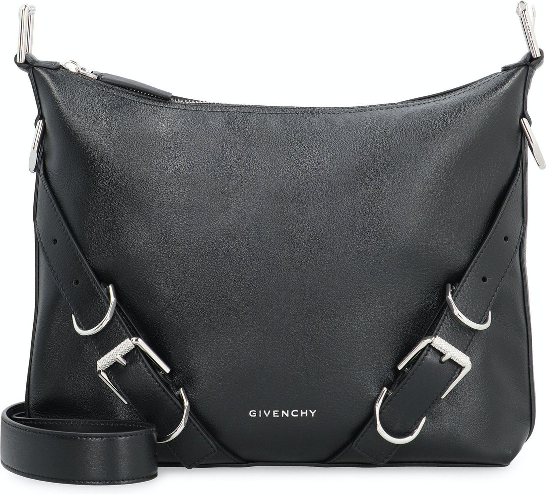 VOYOU LEATHER CROSSBODY BAG