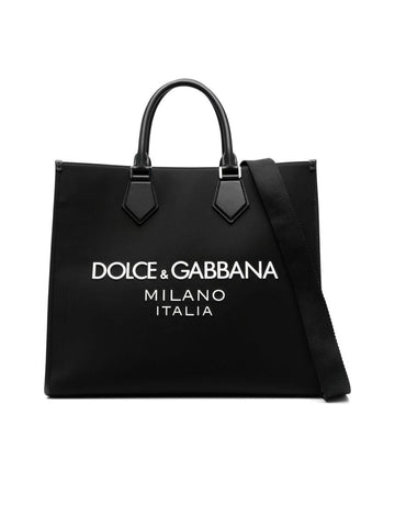 Large Logoembossed Tote Bag