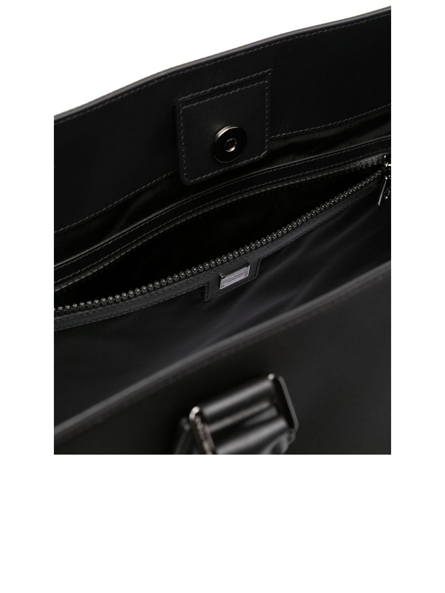 Large Logoembossed Tote Bag