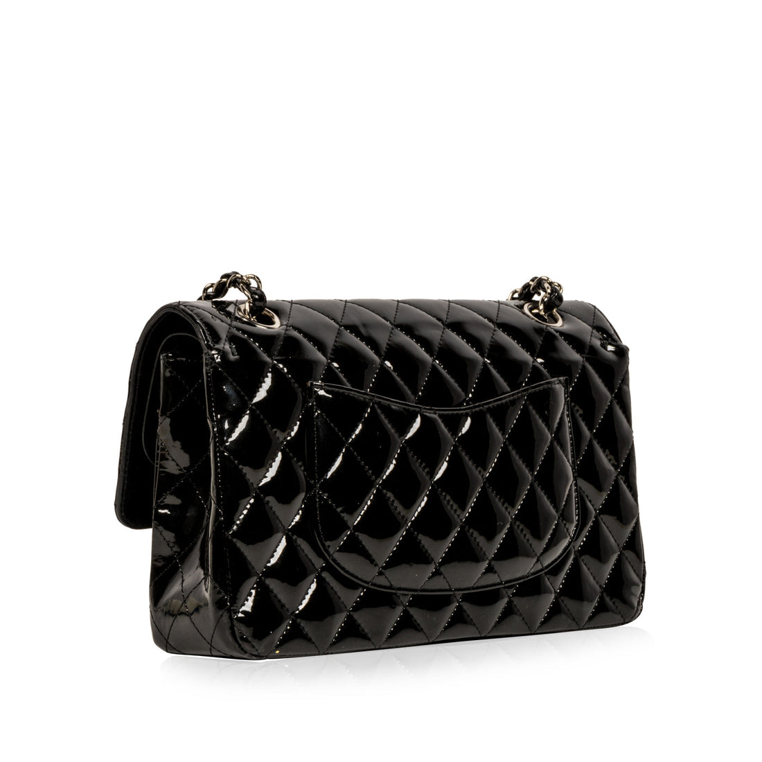 Classic Flap Bag - Medium - Patent Black