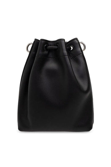 BON BON METALLIC LEATHER MINI BUCKET BAG