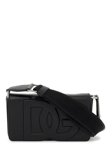 Dolce & Gabbana Mini Leather Crossbody Bag With Shoulder Strap. Men