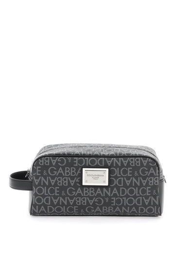 Dolce & Gabbana Coated Jacquard Vanity Case Women