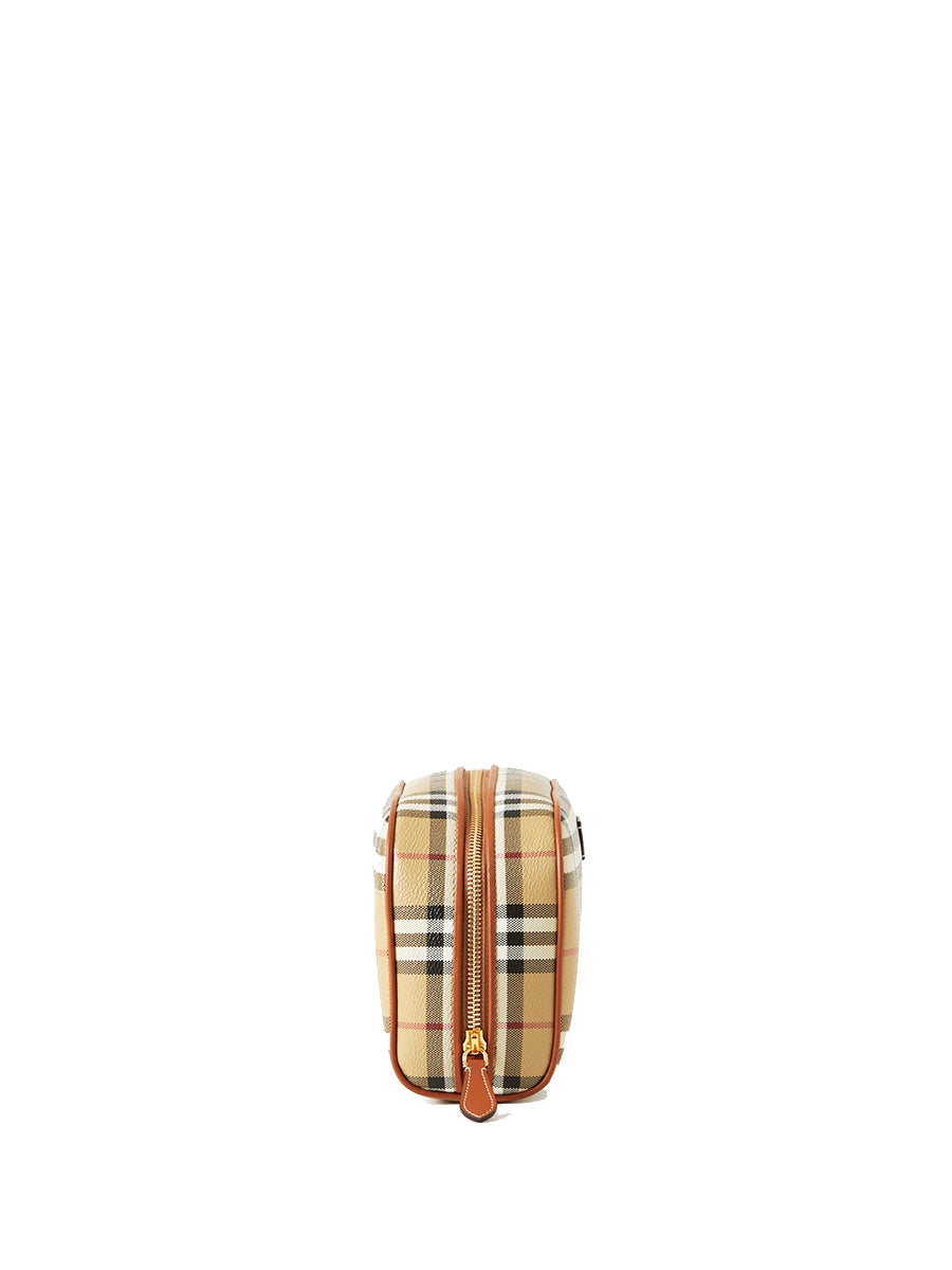 Medium Check Travel Pouch