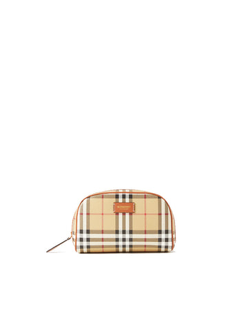 Small Check Travel Pouch
