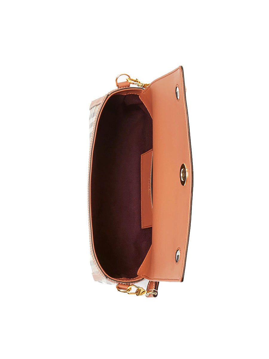 Top Handle Note Bag In Briar Brown