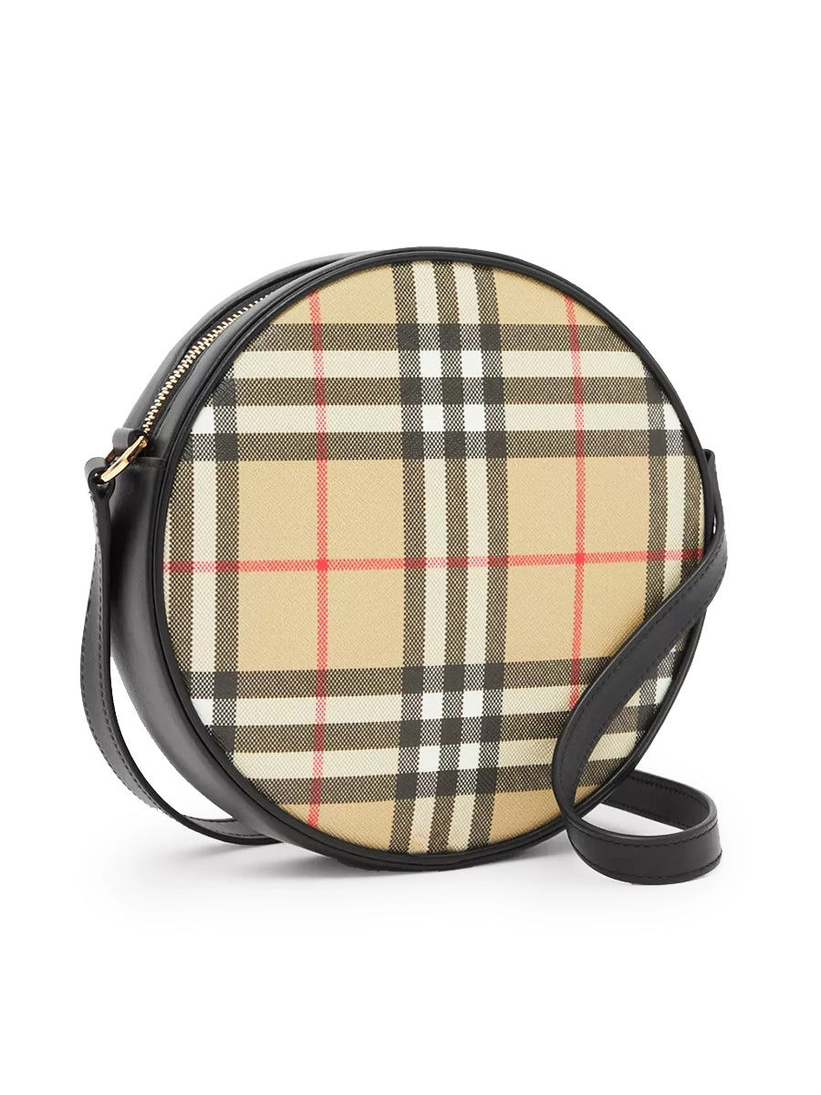 Vintage Check and Leather Louise Bag