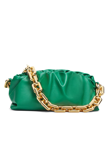 Chain Pouch in Racing Green