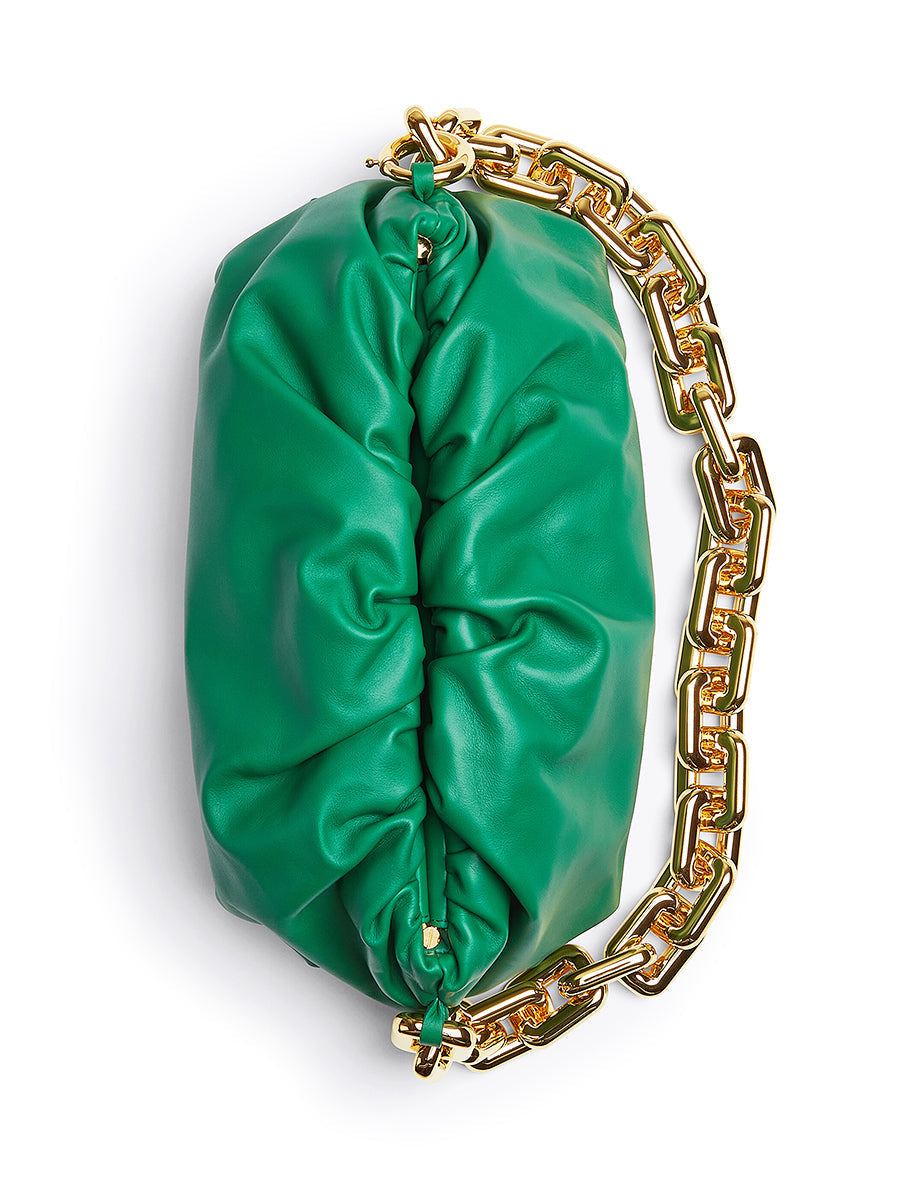 Chain Pouch in Racing Green