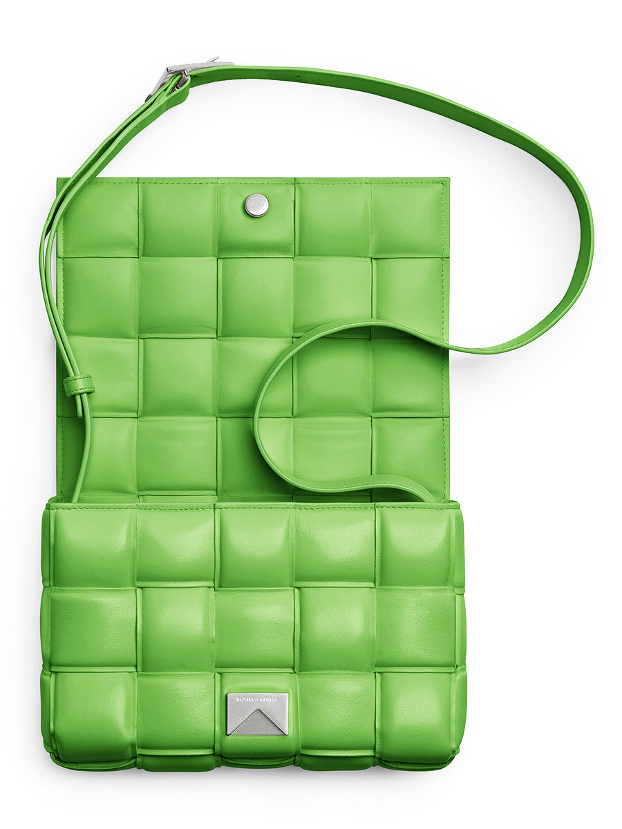 Padded Cassette in Acid Green