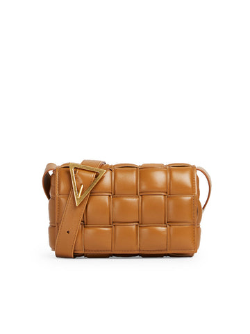 Small Padded Cassette in Camel