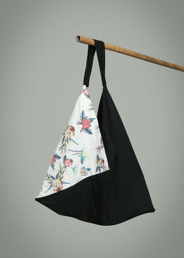 Syne Studio x Style Theory Large Tote in White Black
