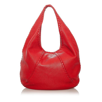 Bottega Veneta Baseball Leather Hobo Bag (MLB-29005)