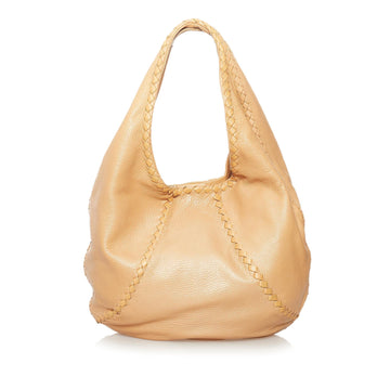 Bottega Veneta Baseball Leather Hobo Bag (MLB-31411)