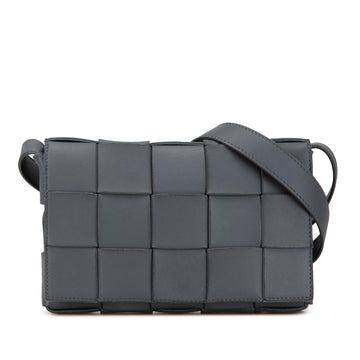 Bottega Veneta Calfskin Intrecciato Cassette Crossbody (MLB-QKpHOv)
