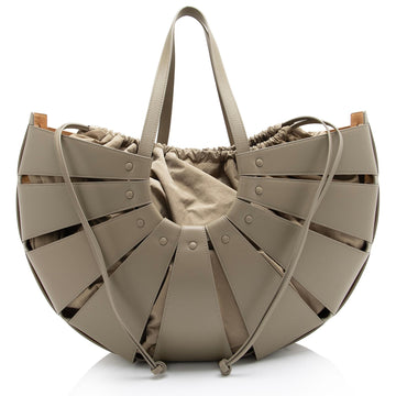 Bottega Veneta Calfskin The Shell Large Tote (SHF-23531)