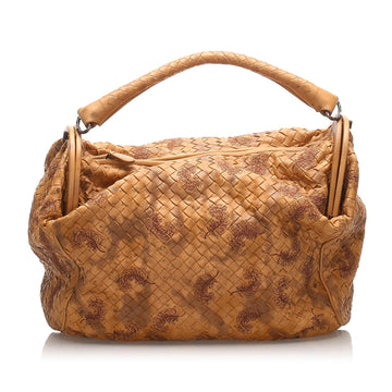 Bottega Veneta Embroidered Intrecciato Leather Handbag (MLB-23124)