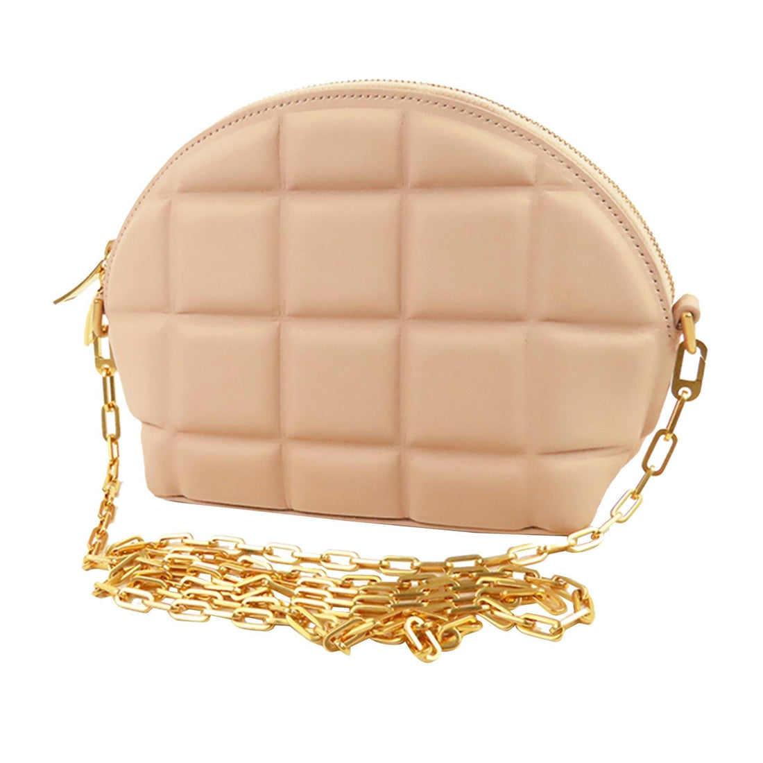 Bottega Veneta Half Moon Leather Crossbody Bag (MLB-35820)