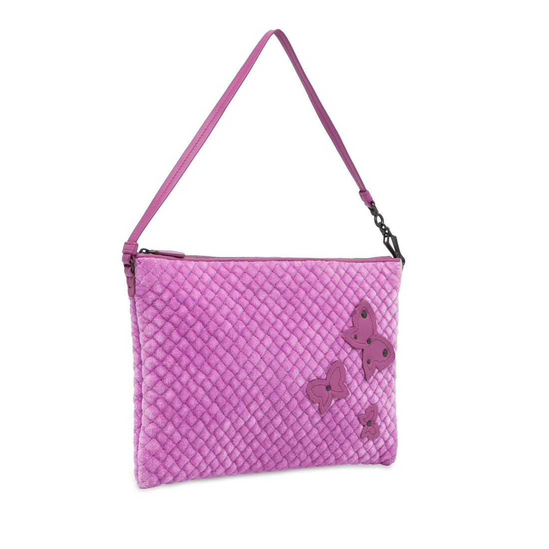 Bottega Veneta Intrecciato Butterfly Pochette Velvet Shoulder Bag (MLB-zQpmgw)
