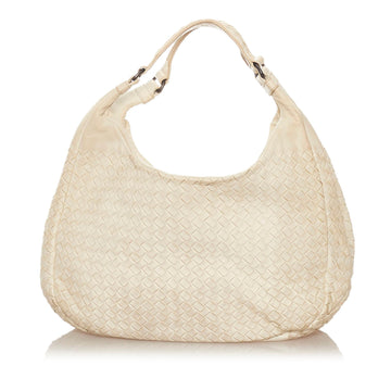 Bottega Veneta Intrecciato Campana Leather Hobo Bag (MLB-28136)