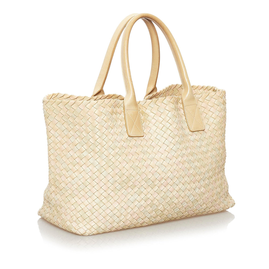 Bottega Veneta Intrecciato Capri Leather Tote Bag (MLB-31386)