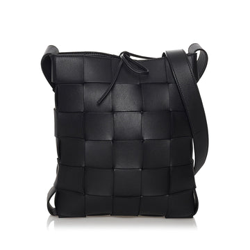 Bottega Veneta Intrecciato Cassette Leather Crossbody Bag (MLB-30630)