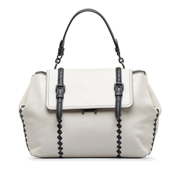 Bottega Veneta Intrecciato Double Buckle Satchel (MLB-C2xywZ)