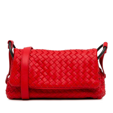 Bottega Veneta Intrecciato Flap Crossbody (MLB-XBGpUp)