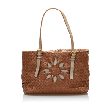 Bottega Veneta Intrecciato Flower Tote (MLB-iifMpY)