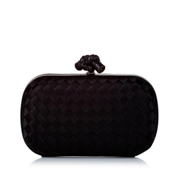 Bottega Veneta Intrecciato Knot Silk Clutch Bag (MLB-29344)