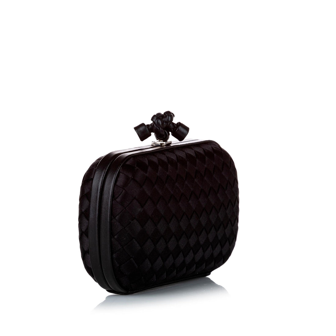 Bottega Veneta Intrecciato Knot Silk Clutch Bag (MLB-29344)