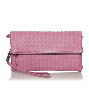 Bottega Veneta Intrecciato Leather Clutch Bag (MLB-28567)