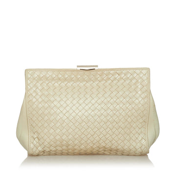 Bottega Veneta Intrecciato Leather Clutch Bag (MLB-29056)