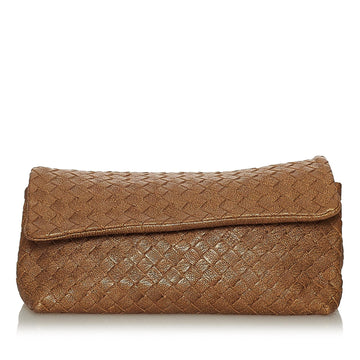 Bottega Veneta Intrecciato Leather Clutch Bag (MLB-29074)