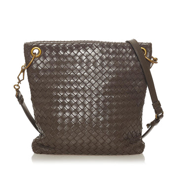 Bottega Veneta Intrecciato Leather Crossbody Bag (MLB-27382)