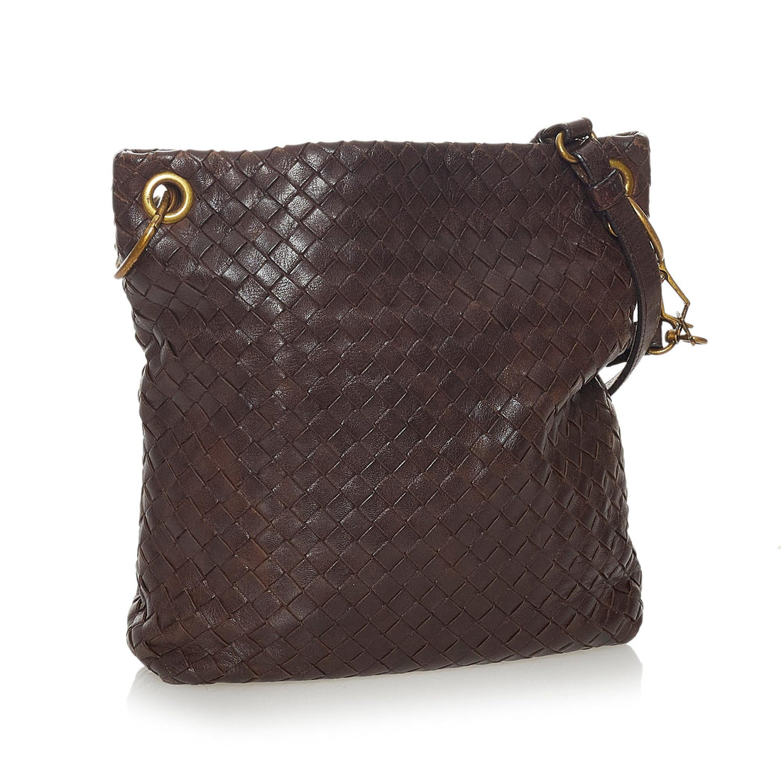 Bottega Veneta Intrecciato Leather Crossbody Bag (MLB-28131)
