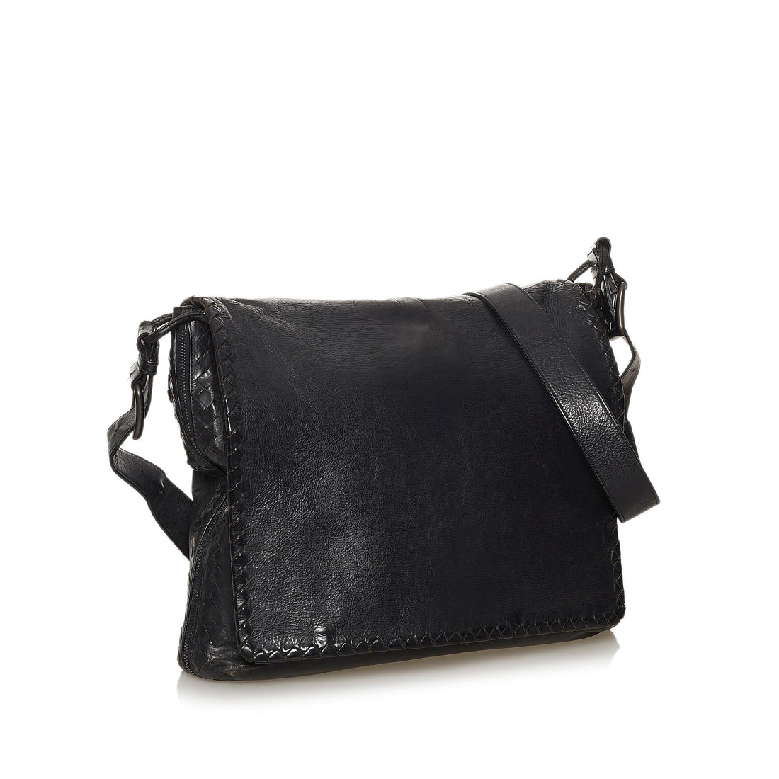 Bottega Veneta Intrecciato Leather Crossbody Bag (MLB-29264)