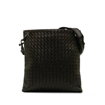 Bottega Veneta Intrecciato Leather Crossbody Bag (MLB-4POfh3)