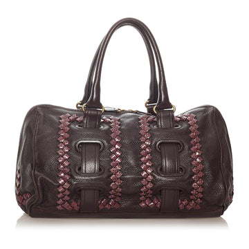 Bottega Veneta Intrecciato Leather Handbag (MLB-27767)