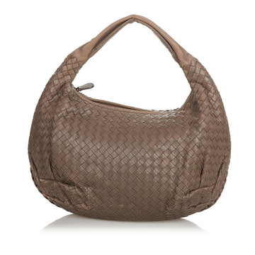 Bottega Veneta Intrecciato Leather Hobo Bag (MLB-25701)