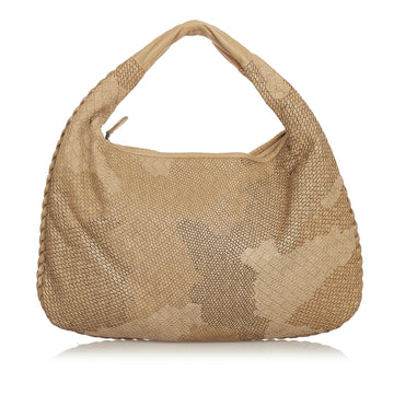 Bottega Veneta Intrecciato Leather Hobo Bag (MLB-26514)